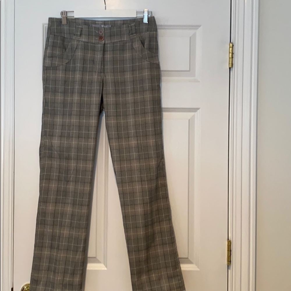 Lija plaid golf pants